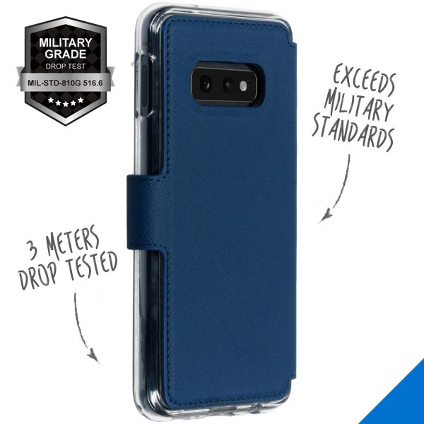 Xtreme Wallet Booktype Samsung Galaxy S10e - Donkerblauw - Blauw / Blue