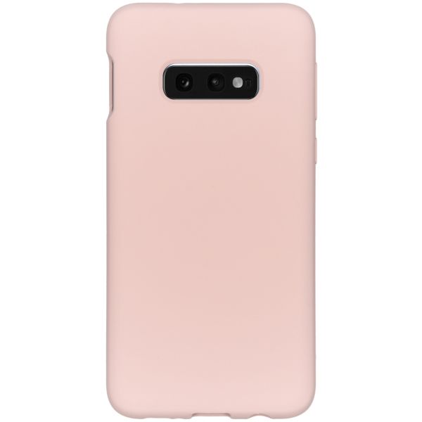 Accezz Liquid Silicone Backcover Samsung Galaxy S10e - Roze / Rosa / Pink