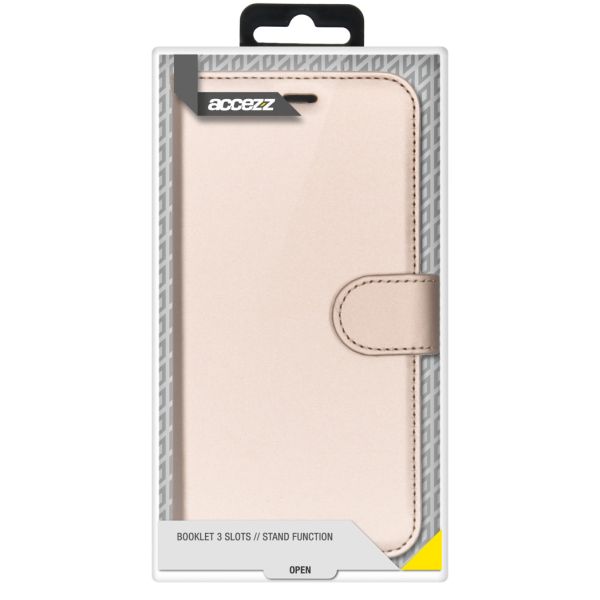 Accezz Wallet Softcase Bookcase Samsung Galaxy S21 FE - Goud / Gold