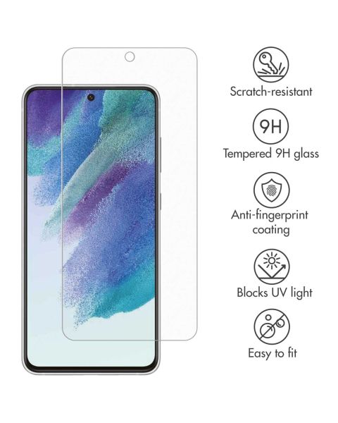 Selencia Gehard Glas Screenprotector Samsung Galaxy S21 FE