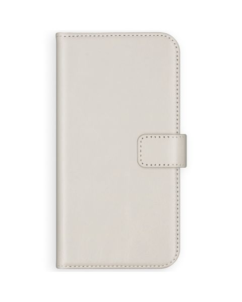 Selencia Echt Lederen Bookcase Samsung Galaxy S21 Plus - Lichtgrijs / Hellgrau    / Light Gray