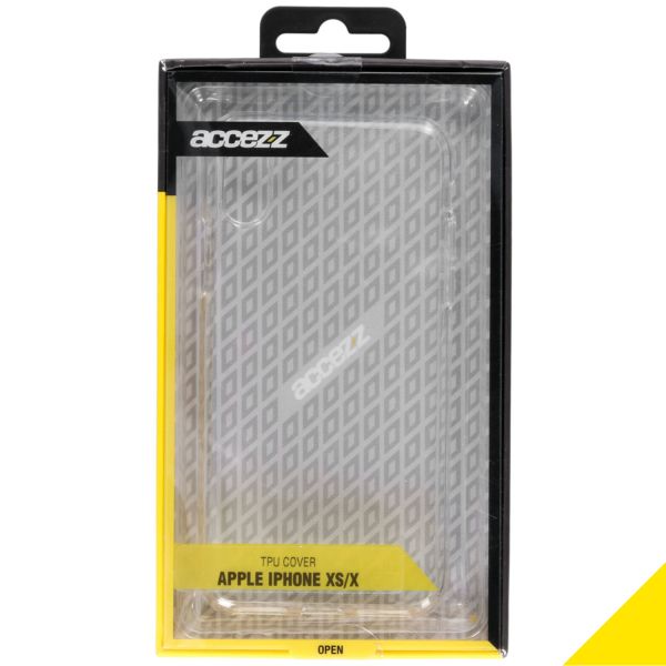 Accezz Clear Backcover iPhone Xs / X - Transparant / Transparent