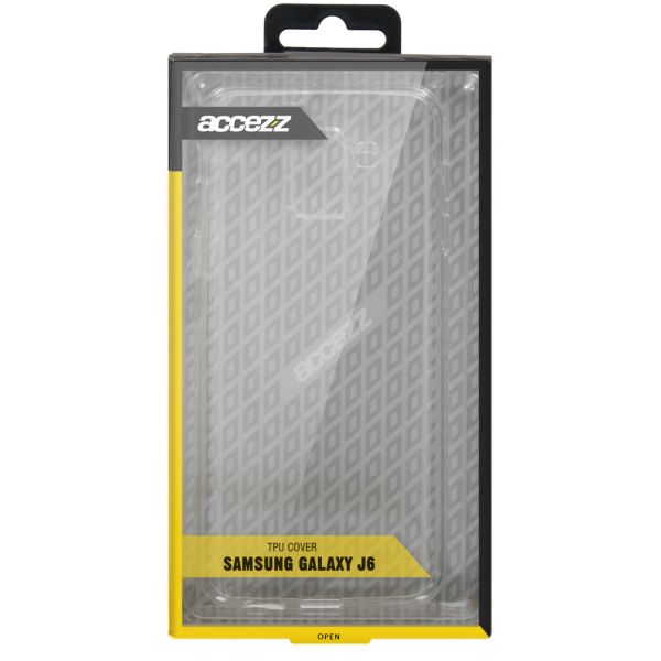 Accezz Clear Backcover Samsung Galaxy J6 - Transparant / Transparent