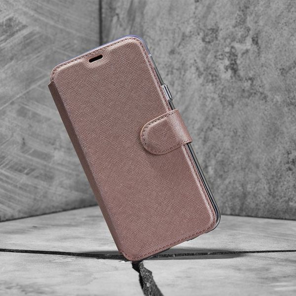 Xtreme Wallet Booktype Samsung Galaxy J6 - Rosé Goud / Rosé Gold