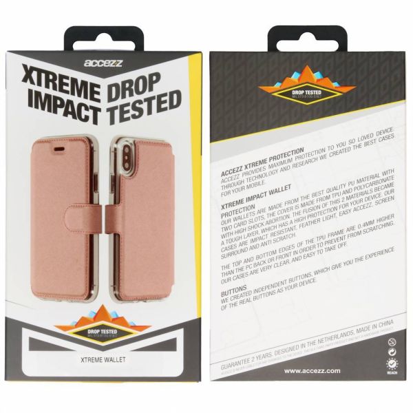Xtreme Wallet Booktype Samsung Galaxy J6 - Rosé Goud / Rosé Gold