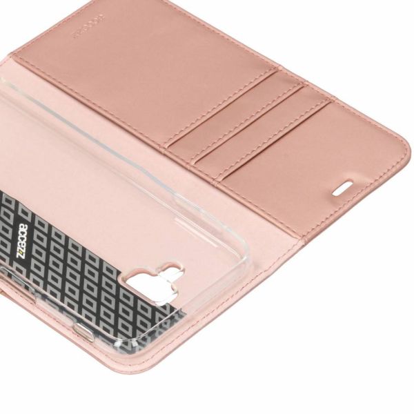 Wallet Softcase Booktype Samsung Galaxy J6 Plus - Rosé Goud / Rosé Gold