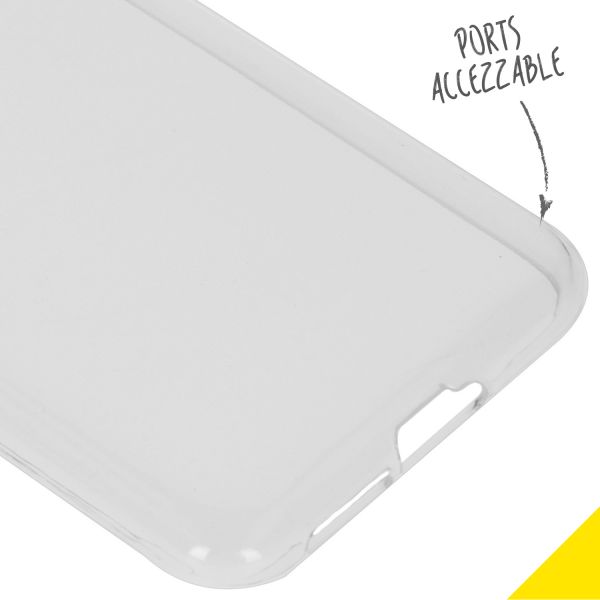 Accezz Clear Backcover Motorola Moto E6 Plus - Transparant / Transparent