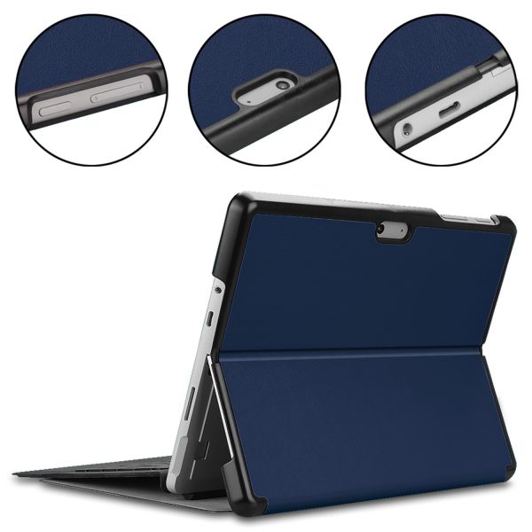 Hardcase Bookcase Microsoft Surface Go - Blauw / Blue