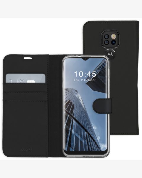 Accezz Wallet Softcase Bookcase Motorola Moto E7 Plus / G9 Play - Zwart / Schwarz / Black