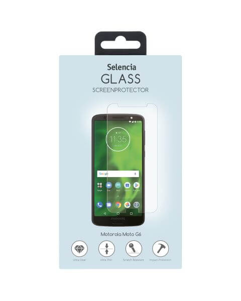 Selencia Gehard Glas Screenprotector Motorola Moto G6