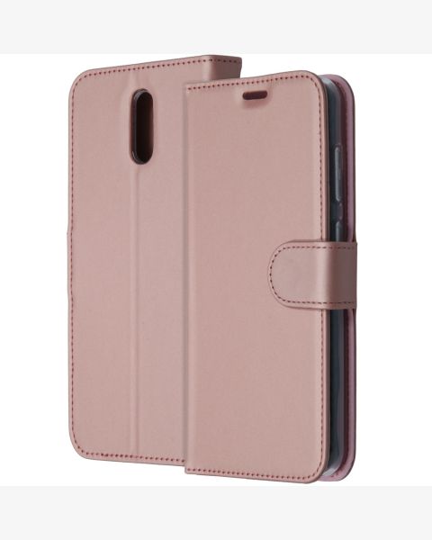 Accezz Wallet Softcase Bookcase Nokia 2.3 - Rosé Goud / Roségold