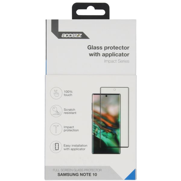 Glass Screenprotector + Applicator Samsung Galaxy Note 10 - Screenprotector