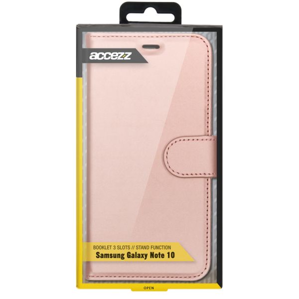 Wallet Softcase Booktype Samsung Galaxy Note 10 - Rosé Goud - Rosé Goud / Rosé Gold