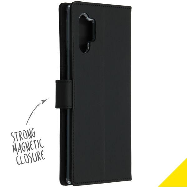 Accezz Wallet Softcase Bookcase Samsung Galaxy Note 10 Plus - Zwart / Schwarz / Black