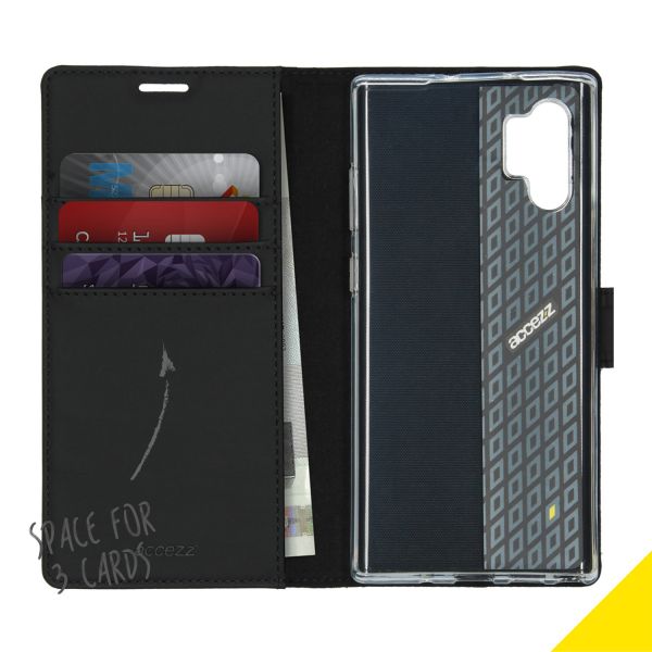 Accezz Wallet Softcase Bookcase Samsung Galaxy Note 10 Plus - Zwart / Schwarz / Black