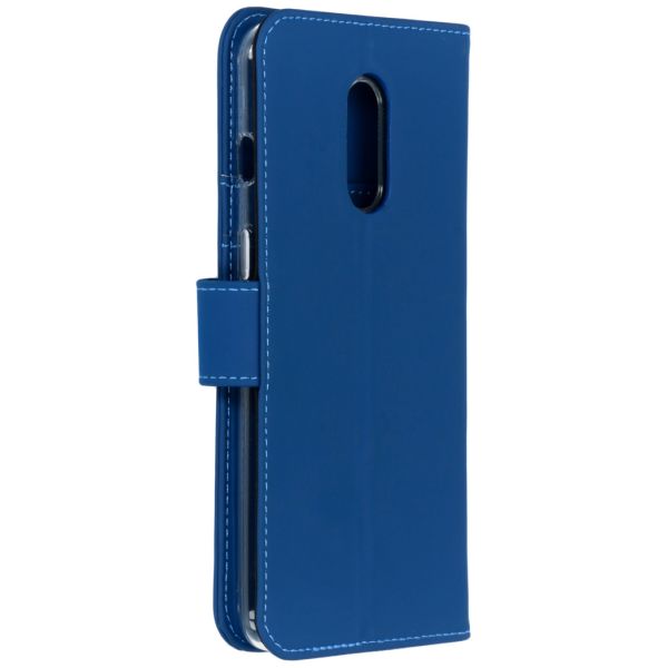 Wallet Softcase Booktype OnePlus 7 - Donkerblauw - Donkerblauw / Dark Blue