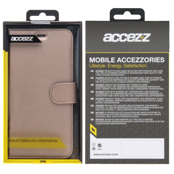 Wallet Softcase Booktype OnePlus 7 - Goud - Goud / Gold