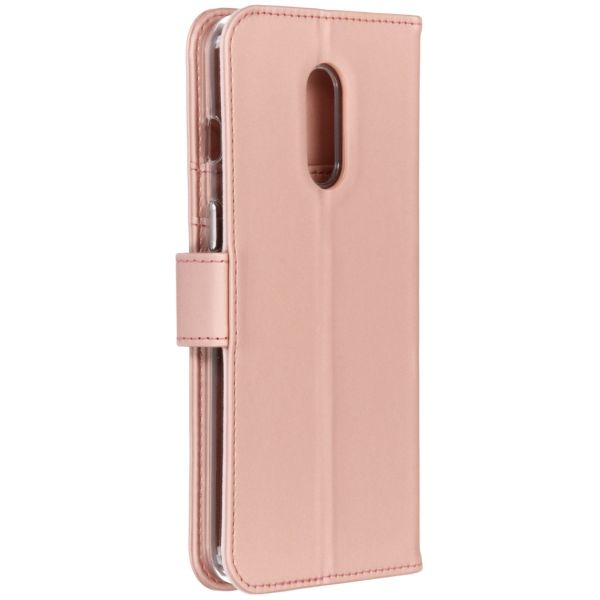 Wallet Softcase Booktype OnePlus 7 - Rosé Goud - Rosé Goud / Rosé Gold