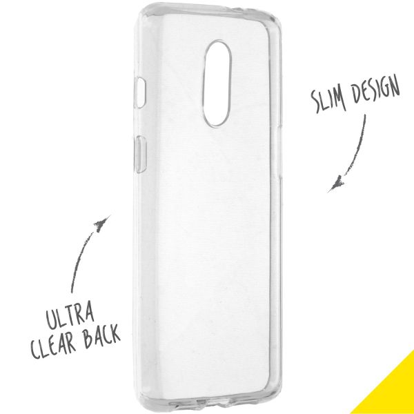 Clear Backcover OnePlus 7 - Transparant - Transparant / Transparent