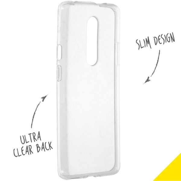 Clear Backcover OnePlus 7 Pro - Transparant - Transparant / Transparent