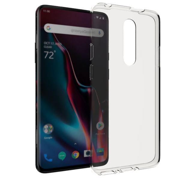 Clear Backcover OnePlus 7 Pro - Transparant - Transparant / Transparent