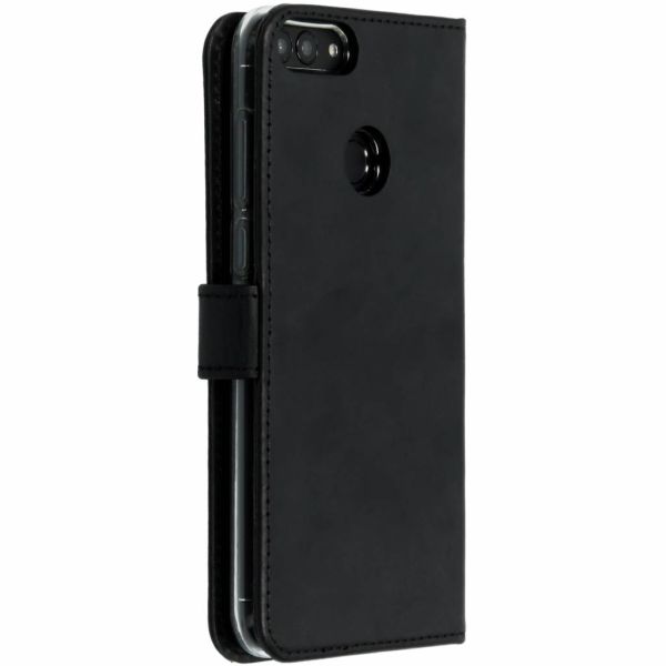 Selencia Echt Lederen Bookcase Huawei P Smart