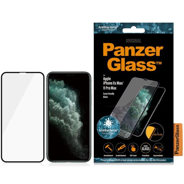 PanzerGlass Anti-Bacterial CF Screenprotector iPhone 11 Pro Max / Xs Max