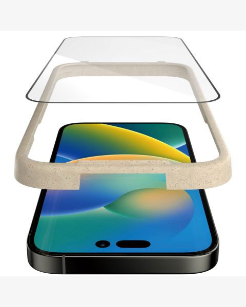 PanzerGlass Ultra-Wide Fit Anti-Bacterial Screenprotector incl. applicator iPhone 14 Pro