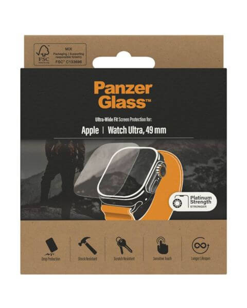 PanzerGlass Screenprotector voor de Apple Watch Ultra (2) - 49 mm