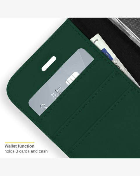 Accezz Wallet Softcase Bookcase iPhone 13 Pro - Groen / Grün  / Green