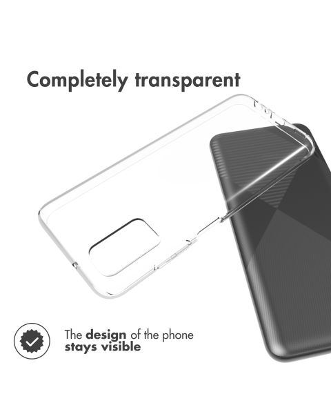 Accezz Clear Backcover Samsung Galaxy A03s - Transparant / Transparent