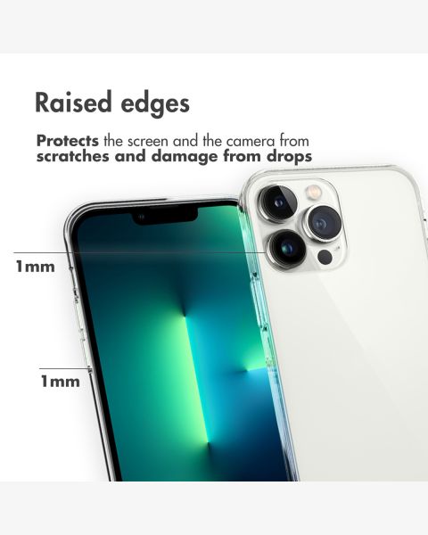 Accezz Clear Backcover iPhone 13 Pro - Transparant / Transparent
