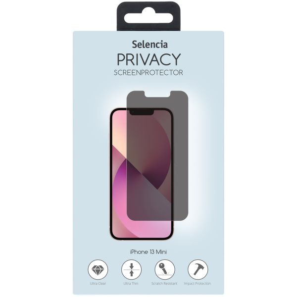Selencia Gehard Glas Privacy Screenprotector iPhone 13 Mini
