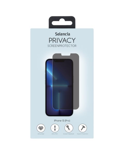 Selencia Gehard Glas Privacy Screenprotector iPhone 13 Pro Max / 14 Plus