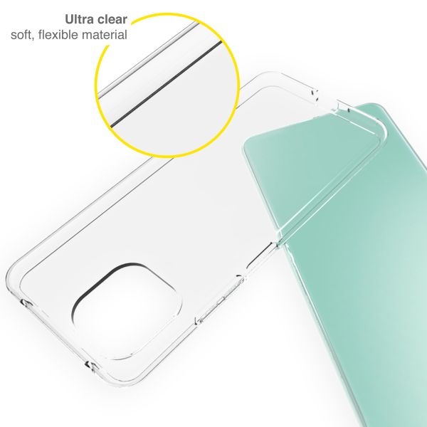 Accezz Clear Backcover Xiaomi Mi 11 Lite (5G/4G) / 11 Lite 5G NE - Transparant / Transparent