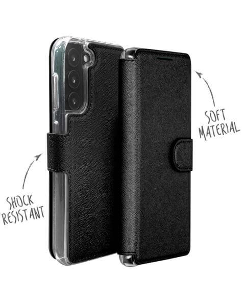 Accezz Xtreme Wallet Bookcase Samsung Galaxy S22 - Zwart / Schwarz / Black