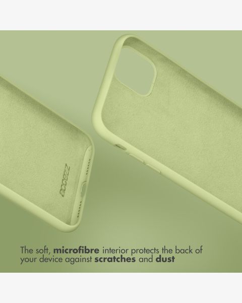 Accezz Liquid Silicone Backcover Samsung Galaxy A53 - Groen / Grün  / Green