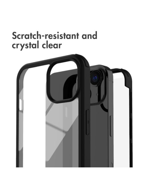 Accezz 360° Full Protective Cover iPhone 13 - Zwart / Schwarz / Black