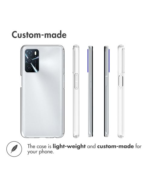 Accezz Clear Backcover Oppo A16(s) / A54s - Transparant / Transparent