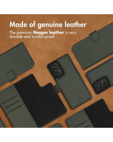 Accezz Premium Leather 2 in 1 Wallet Bookcase Samsung Galaxy A53 - Groen / Grün  / Green