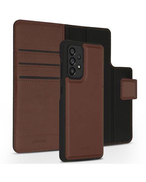 Accezz Premium Leather 2 in 1 Wallet Bookcase Samsung Galaxy A52(s) (5G/4G) - Bruin / Braun  / Brown
