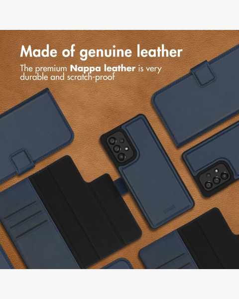 Accezz Premium Leather 2 in 1 Wallet Bookcase Samsung Galaxy A52(s) (5G/4G) - Donkerblauw / Dunkelblau  / Dark blue