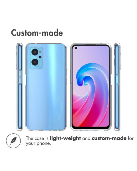 Accezz Clear Backcover Oppo A96 - Transparant / Transparent
