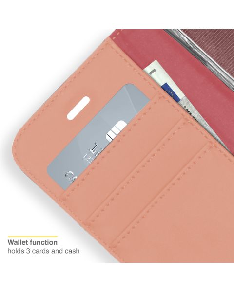 Accezz Wallet Softcase Bookcase iPhone 14 Pro Max - Rosé Goud / Roségold