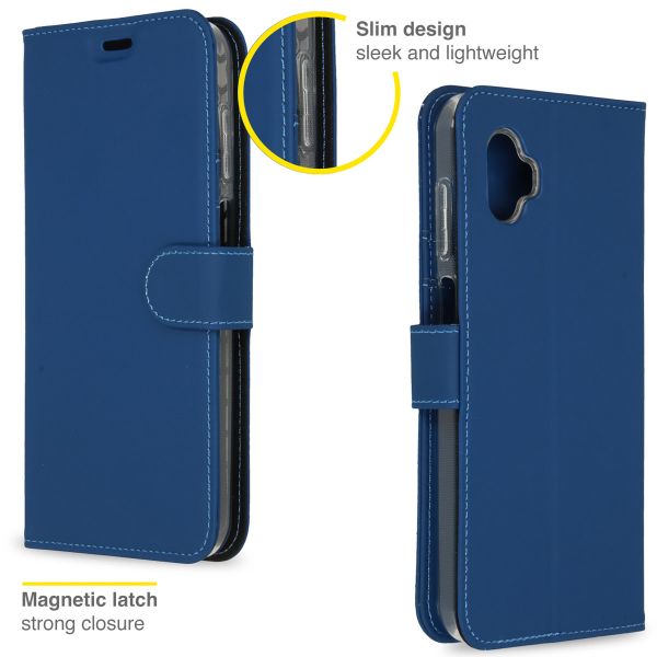 Accezz Wallet Softcase Bookcase Samsung Galaxy Xcover 6 Pro - Donkerblauw / Dunkelblau  / Dark blue