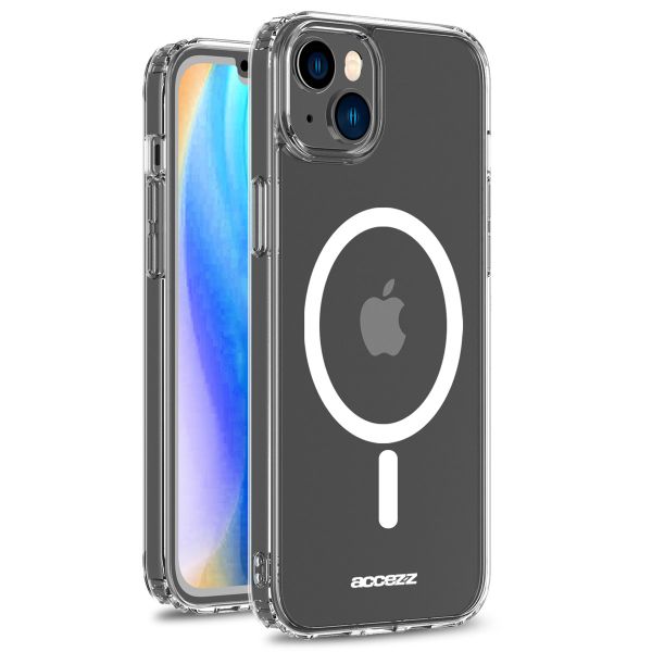 Accezz Clear Backcover met MagSafe iPhone 14 - Transparant / Transparent
