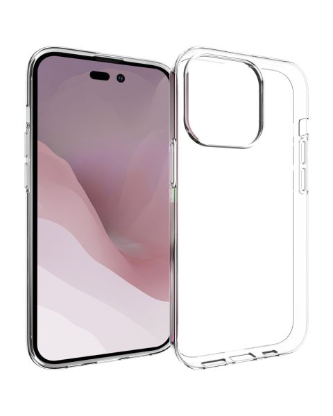 Accezz Clear Backcover iPhone 14 Pro - Transparant / Transparent
