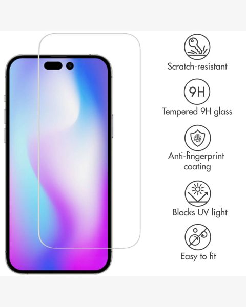 Selencia Gehard Glas Screenprotector iPhone 14 Pro