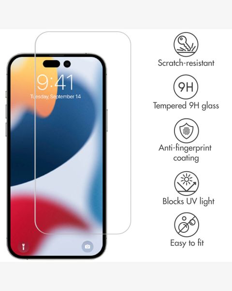Selencia Gehard Glas Screenprotector iPhone 14 Pro Max