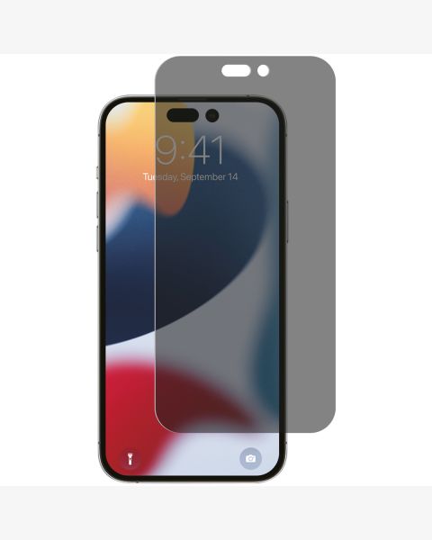 Selencia Gehard Glas Privacy Screenprotector iPhone 14 Pro Max